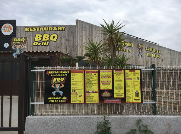 restaurant BBQ-Grill enseigne