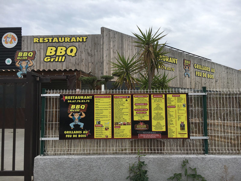 restaurant BBQ-Grill enseigne