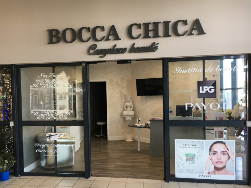 Bocca Chica Galerie Intermarché Enseigne intérieure
