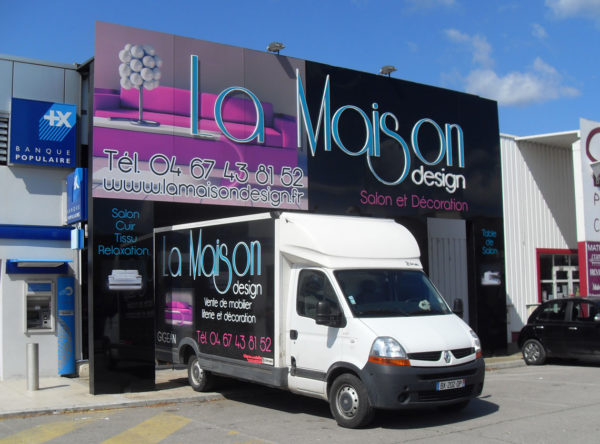 La Maison Design enseigne et marquage publicitaire à Gigean