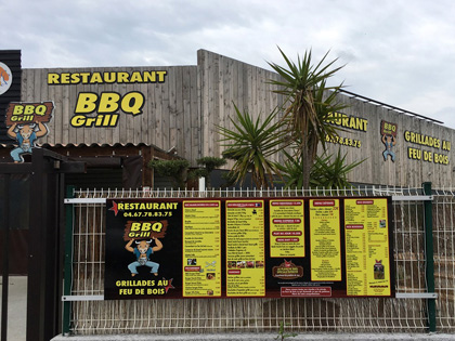 Restaurant Enseignes BBQ Grill