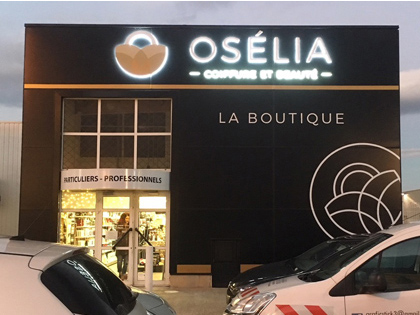 Enseigne lumineuse - Osélia