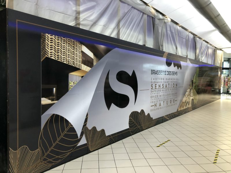 Signalétique Brasserie des sens MONTPELLIER