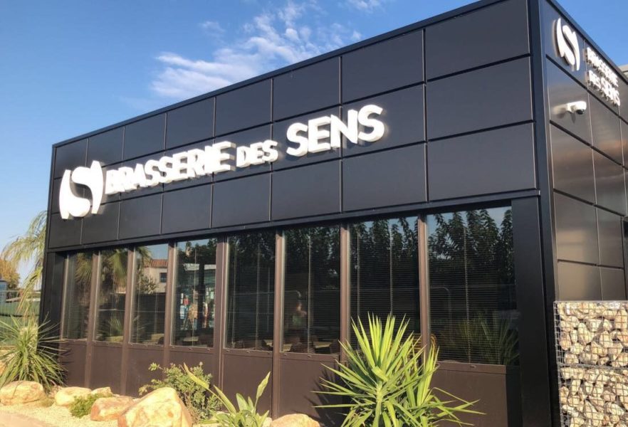enseigne brasserie des sens