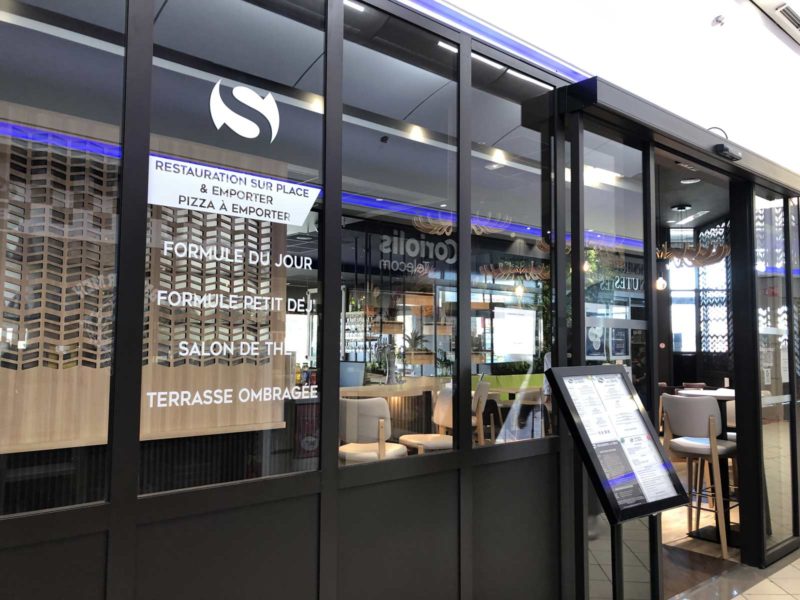 adhésifs tickets vitres brasserie des sens Intermarché frontignan
