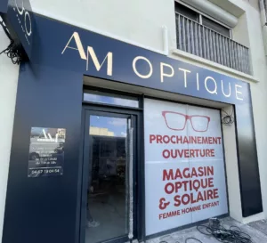 Devanture AM Optique